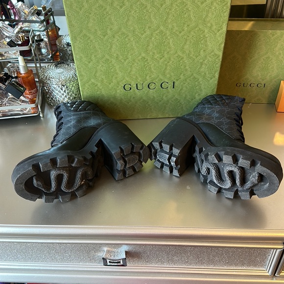 Gucci GG Platform Boots - 39 - Picture 8 of 9